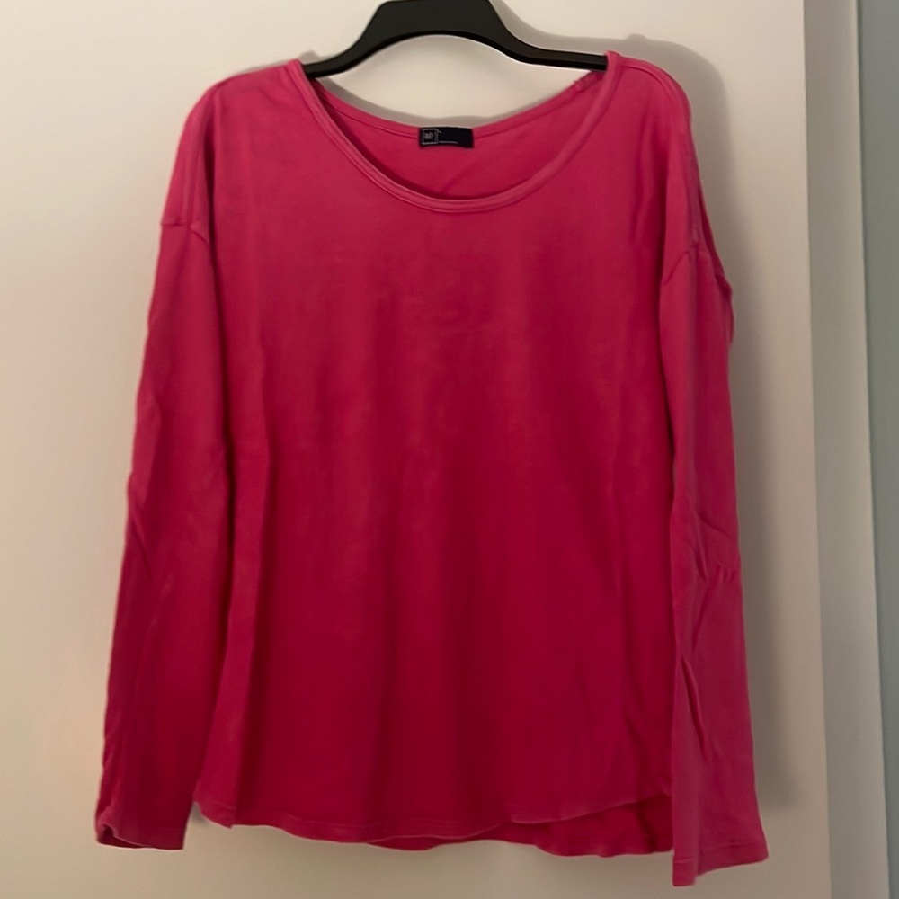 Long sleeve pink shirt